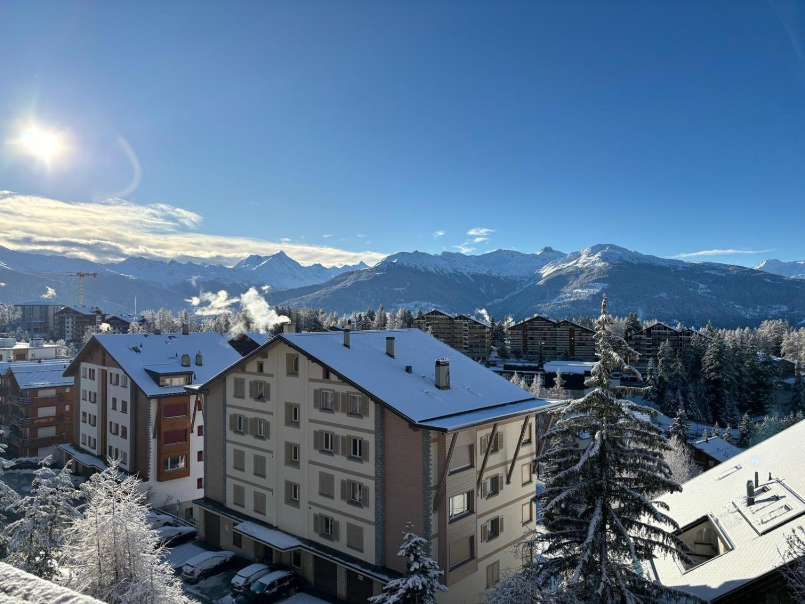 דירות L'Eperon Center Crans Wonderful View מראה חיצוני תמונה