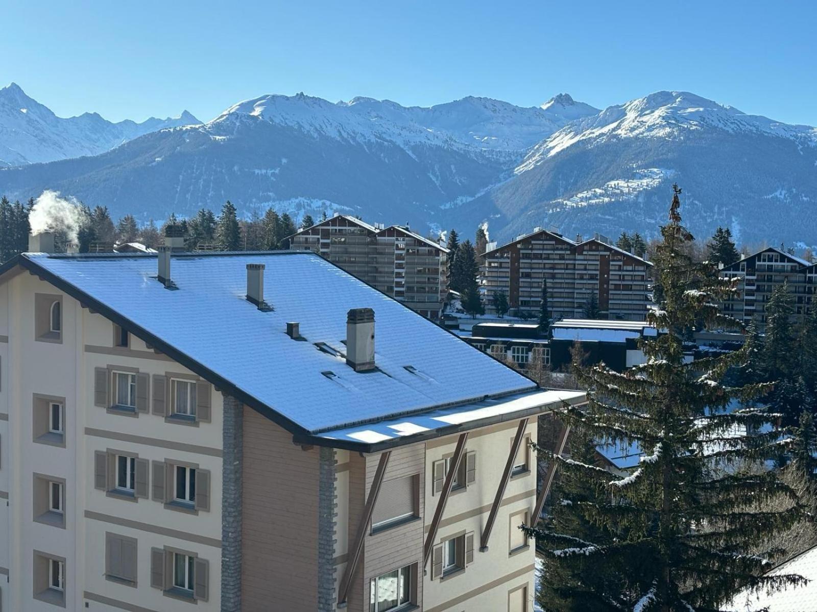 דירות L'Eperon Center Crans Wonderful View מראה חיצוני תמונה
