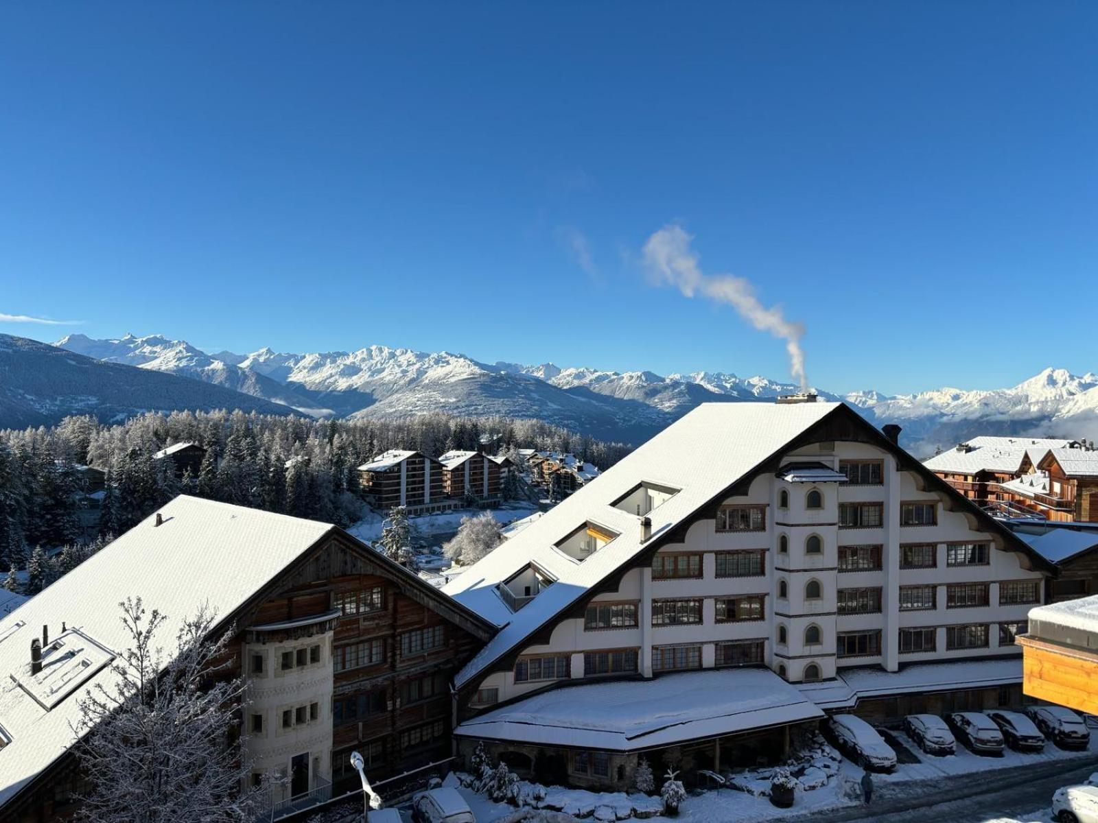 דירות L'Eperon Center Crans Wonderful View מראה חיצוני תמונה