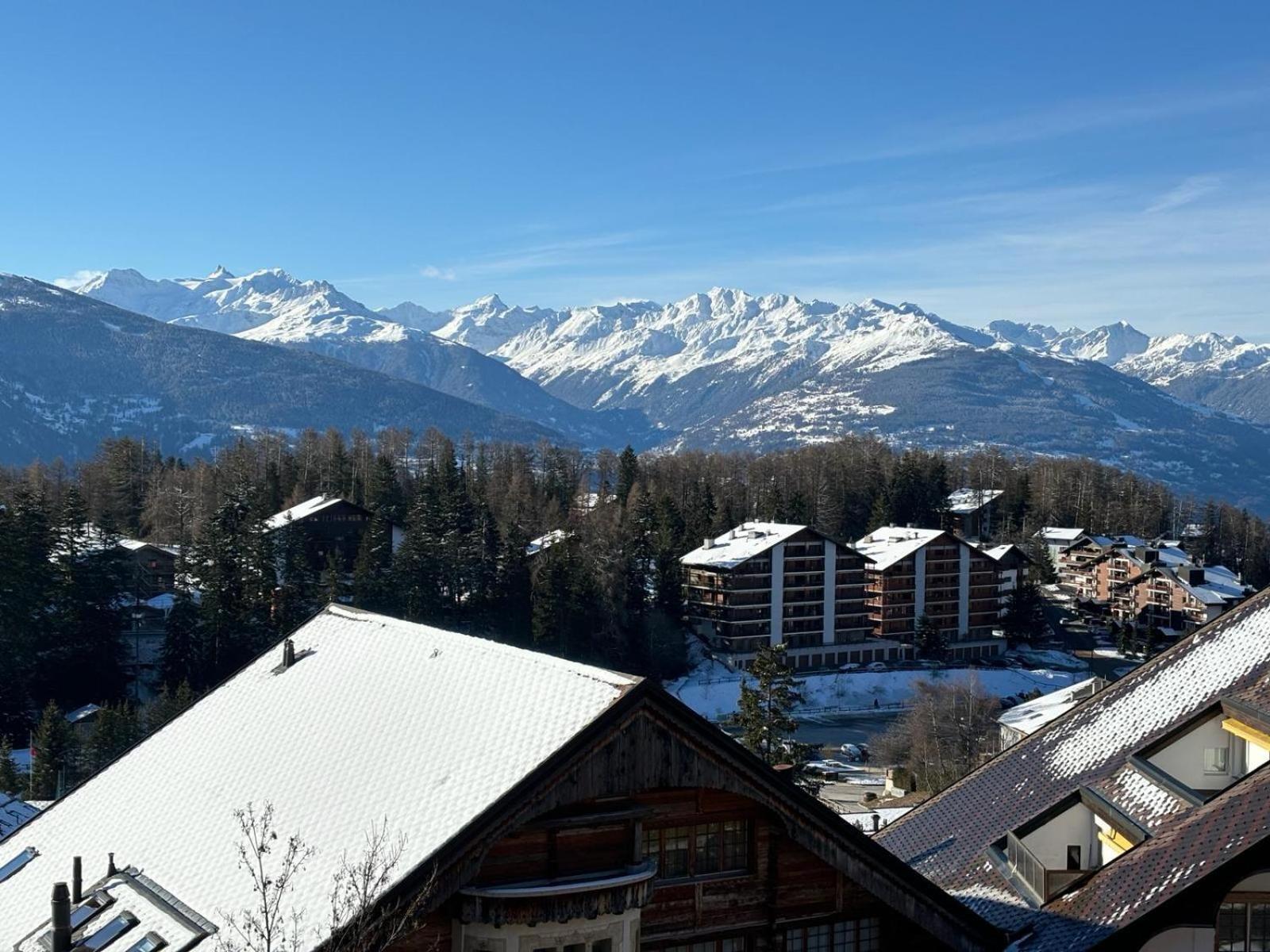 דירות L'Eperon Center Crans Wonderful View מראה חיצוני תמונה