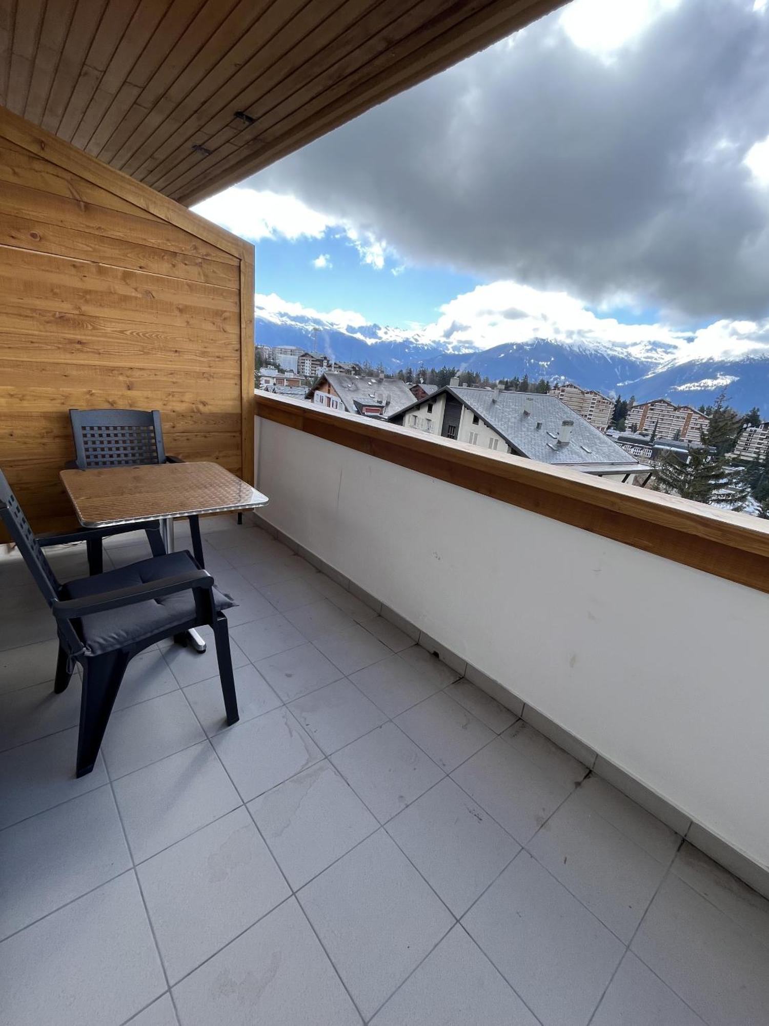 דירות L'Eperon Center Crans Wonderful View מראה חיצוני תמונה