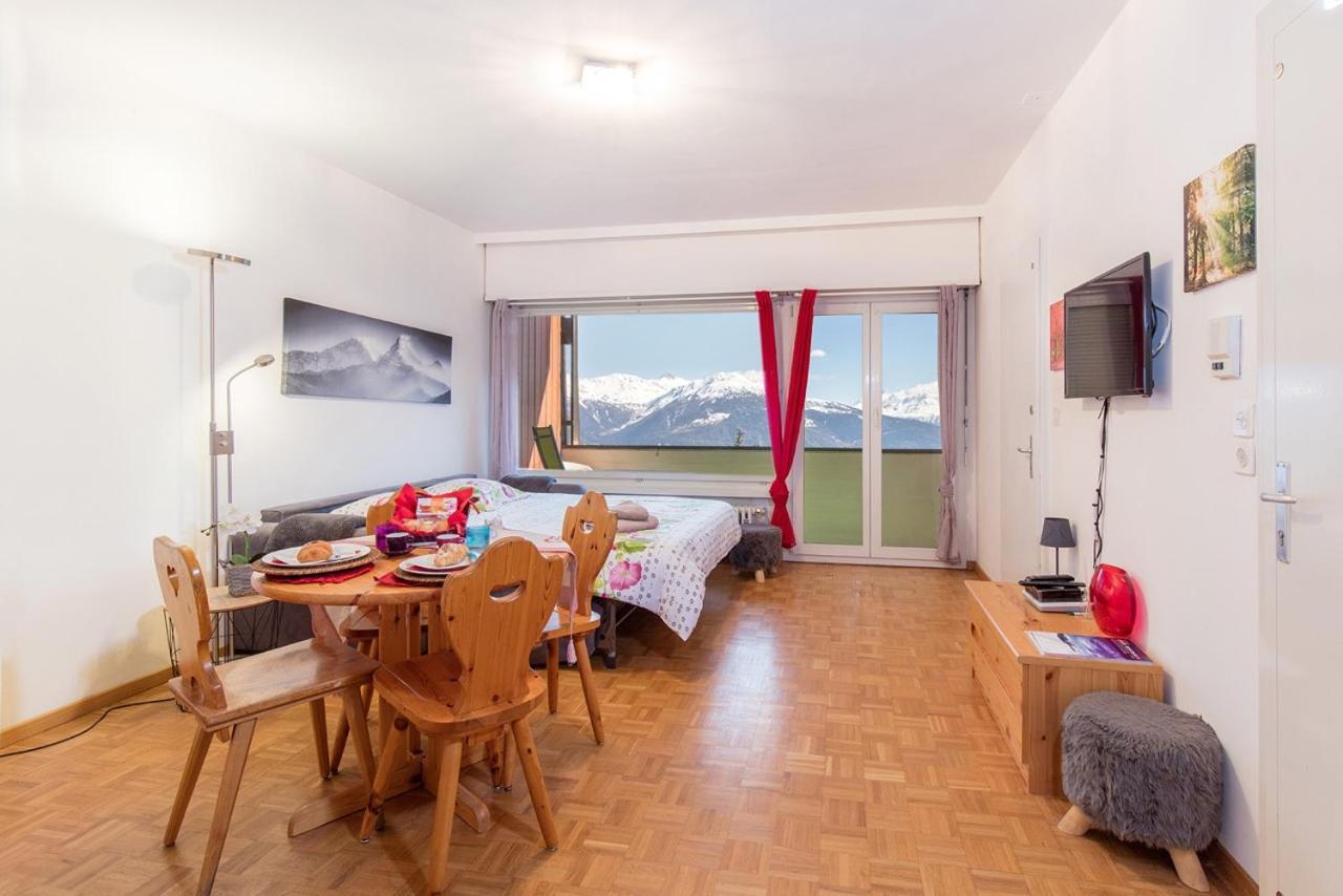 דירות L'Eperon Center Crans Wonderful View מראה חיצוני תמונה
